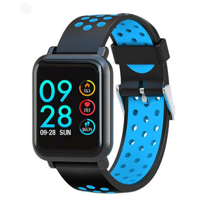 Smart Watch Tempered Glass Fitness Tracker Blood Pressure Waterproof Activity Tracker