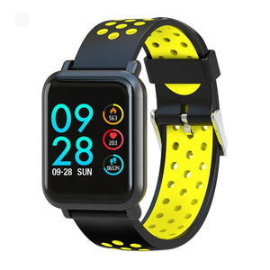 Smart Watch Tempered Glass Fitness Tracker Blood Pressure Waterproof Activity Tracker